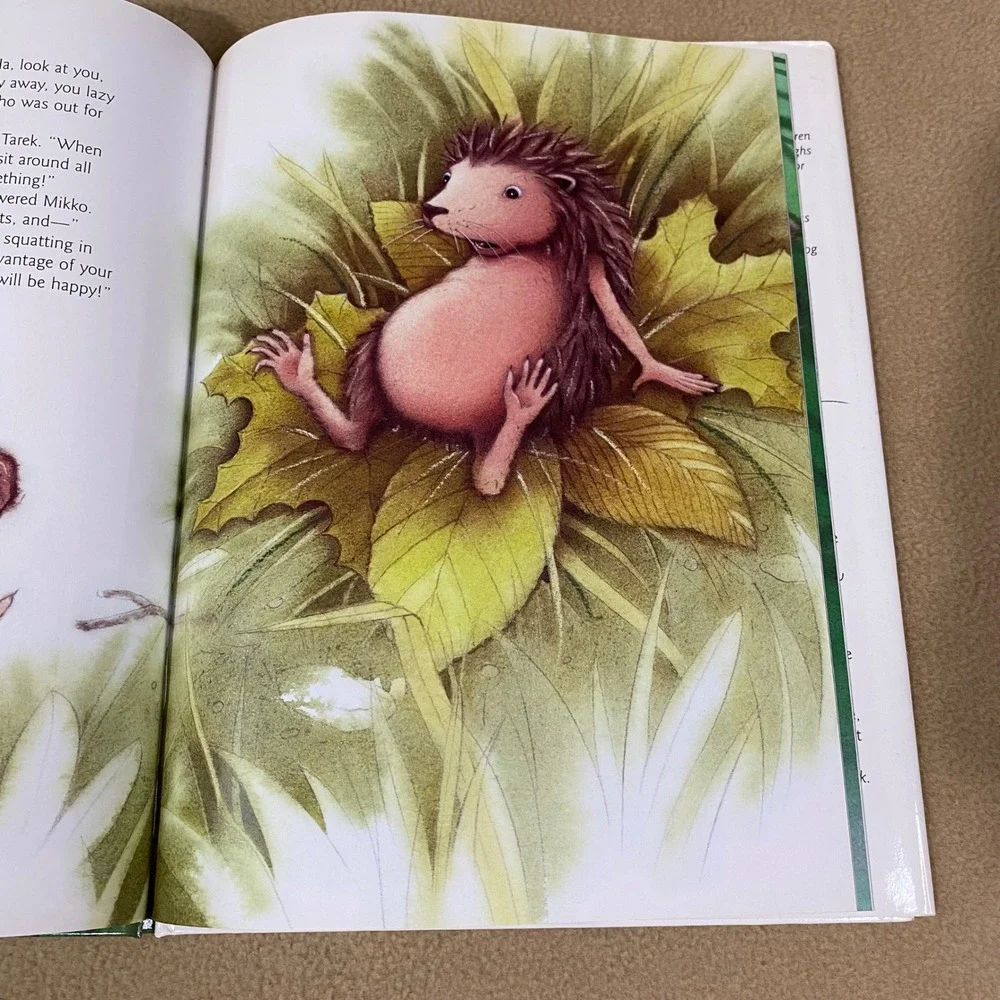 The Happy Hedgehog‎ Kids Book Marcus Pfister Hardcover Bedtime Story Library EUC